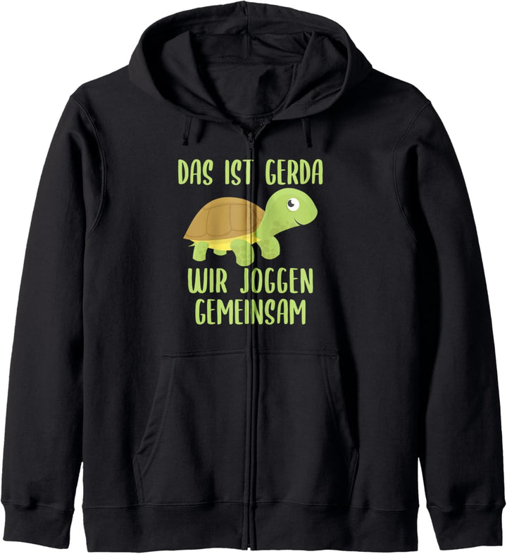 Das Ist Gerda Wir Joggen Gemeinsam, Jogging & Laufen, Läufer Kapuzenjacke