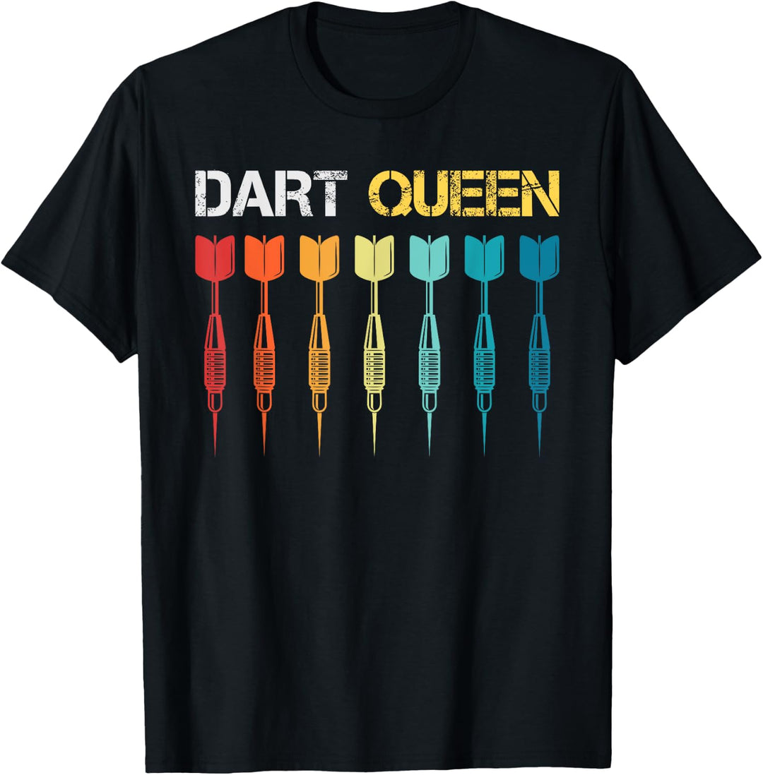 Dart Queens Darts Queens Damen, die Darts lieben, lustiges Design T-Shirt