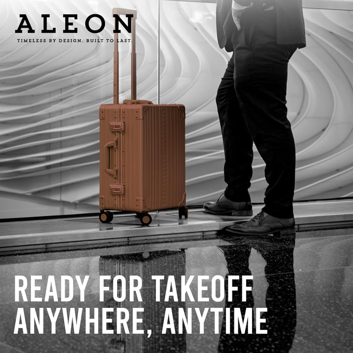 Aleon Traveler International 4-Rollen Kabinentrolley 55 cm, Bronze