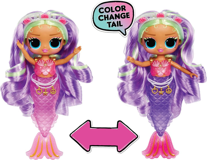L.O.L. Surprise! Tweens - Mermaid Cleo Cove - Modepuppe mit Farbwechselndem Schwanz, Beweglicher Flo