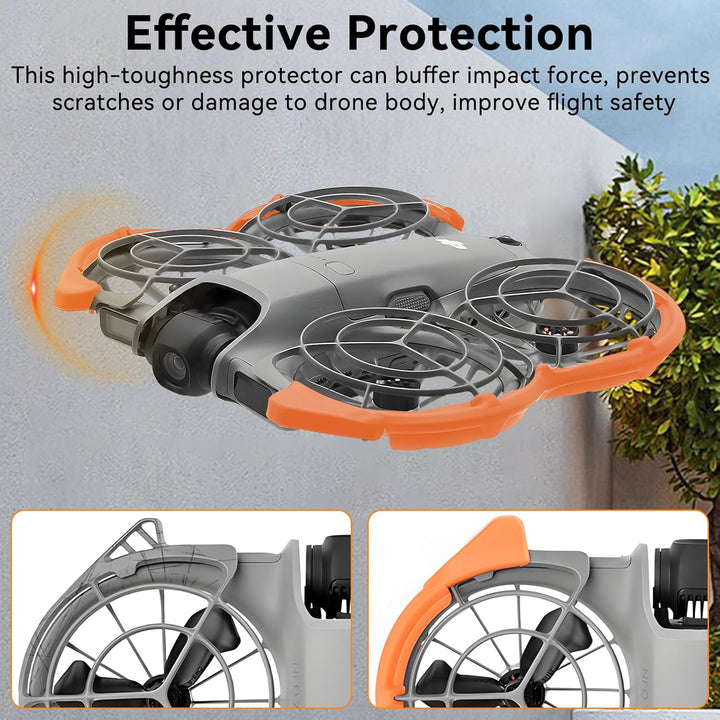 Propellerschutz für DJI Neo 2 - Drohnenzubehör Gimbal Bumper Propeller Guard Protector Kamera-Objekt