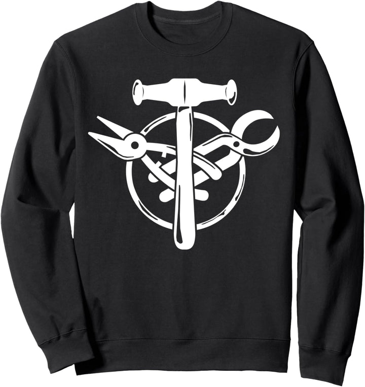 Bauspengler Motiv Werkzeug Klempner Flaschner Spengler Sweatshirt