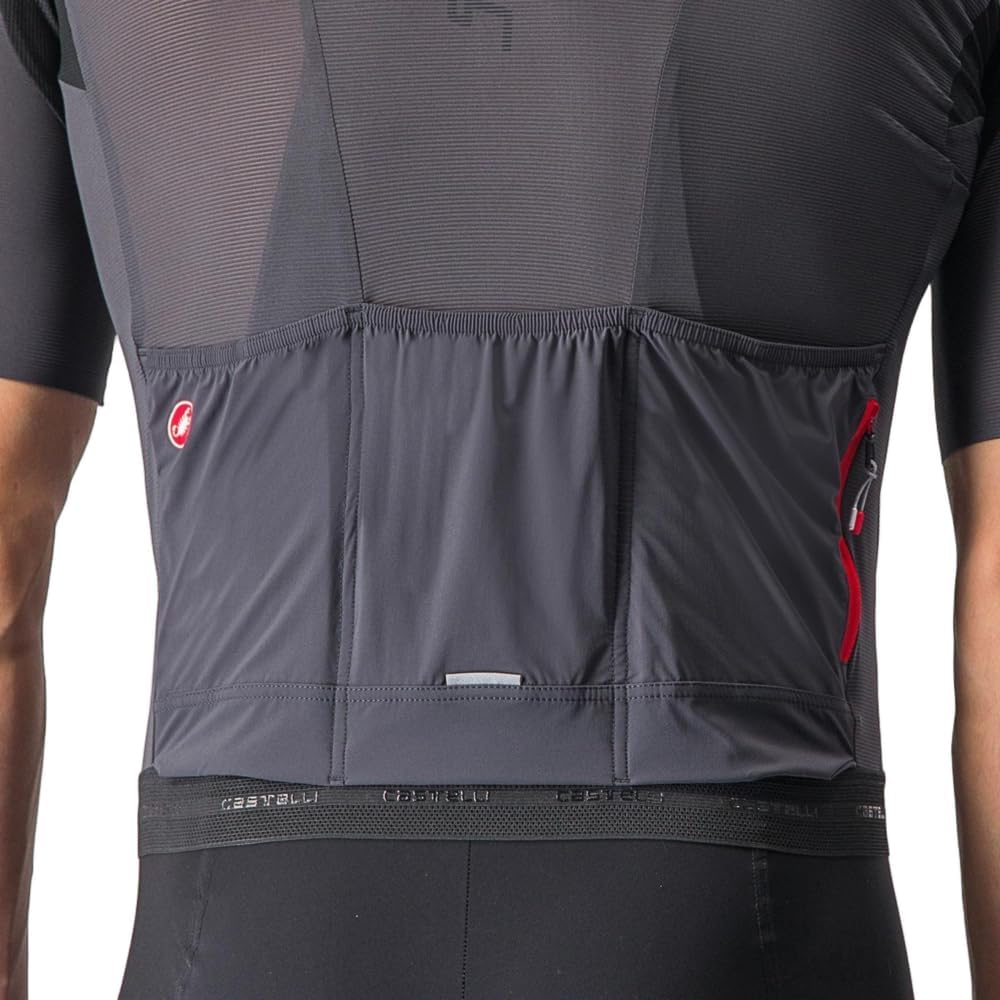 CASTELLI Herren T-Shirt XXL Dunkelgrau, XXL Dunkelgrau