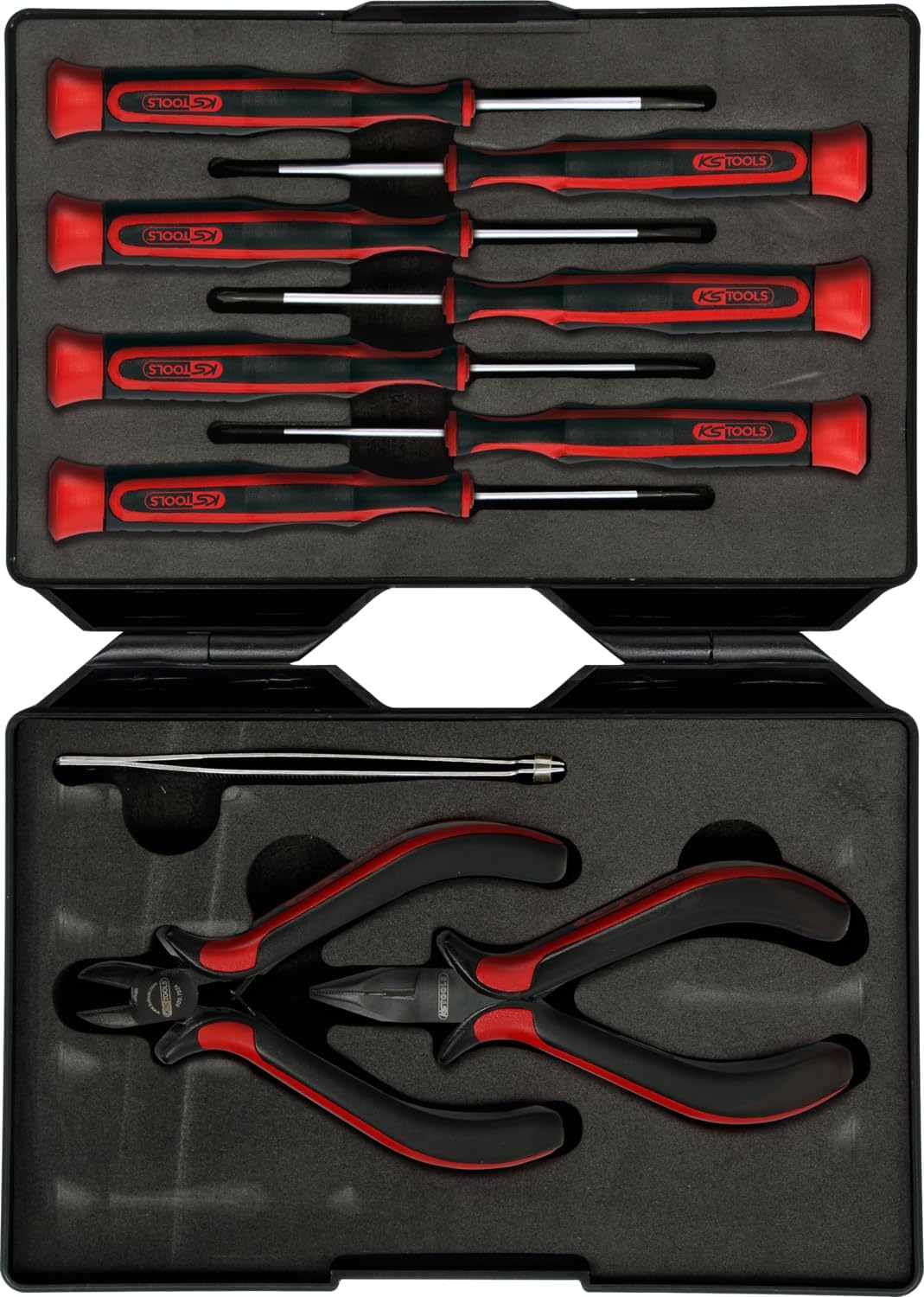 KS Tools 500.7180 Feinmechanik-Werkzeug-Satz, 10-tlg.