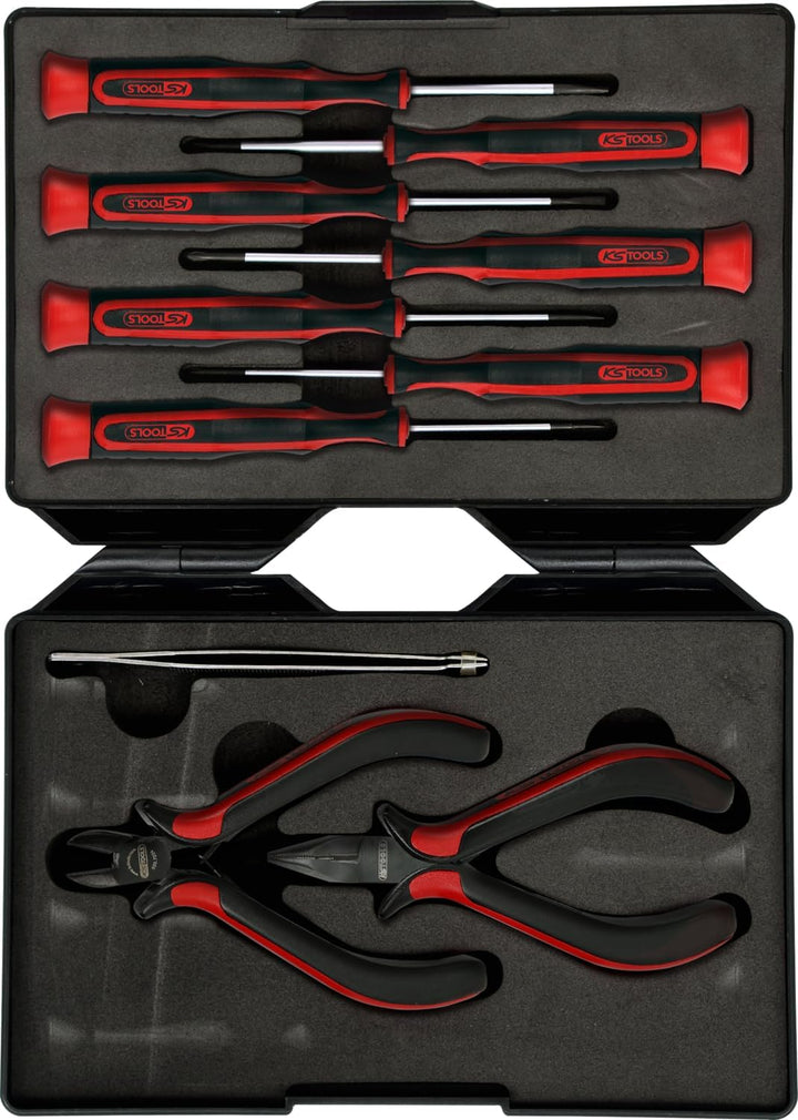 KS Tools 500.7180 Feinmechanik-Werkzeug-Satz, 10-tlg.