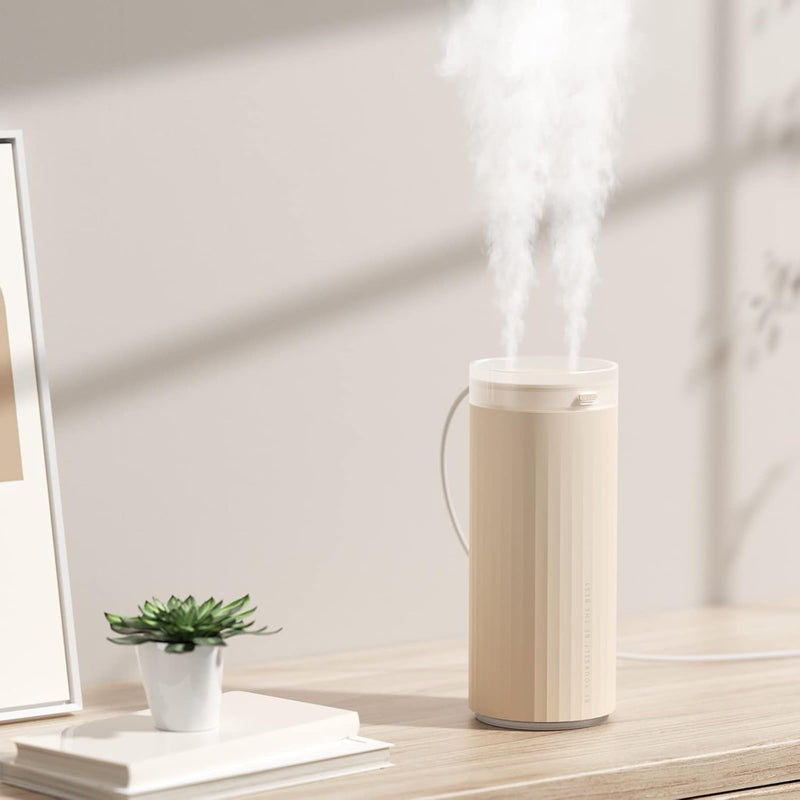 JISULIFE Luftbefeuchter, Mini USB Luftbefeuchter, Persönlicher Desktop Luftbefeuchter für Schlafzimm
