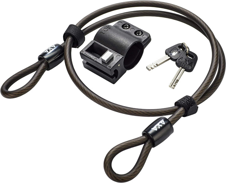 Bügelschloss AXA Newton UL Mini + Kabel 100cm ø8mm Fahrradschloss