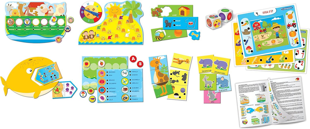 Clementoni Stift Basic 50 Spiele, 50 Spiele