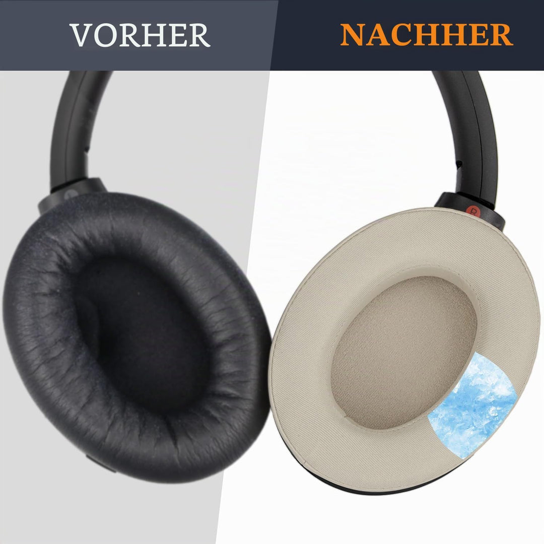 SOULWIT Kühlgel Ersatzpolster Ersatz Ohrpolster für Sony WH-1000XM4 (WH1000XM4) Kopfhörer, Ohrpolste