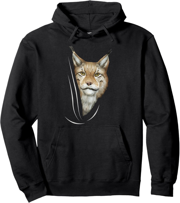 Luchs Kostüm Kleidung Kinder Geschenk Wildkatze Outfit Luchs Pullover Hoodie