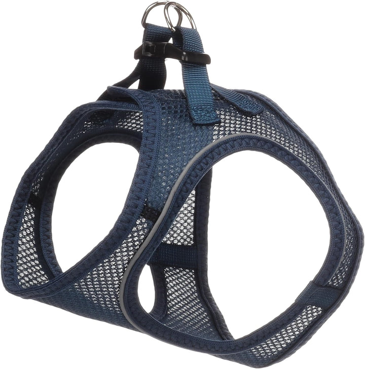 katzengeschirr - Step&Go Berta dunkelblau L - 30-34 cm / 48-52 cm - Nylon mit atmungsaktivem mesh un