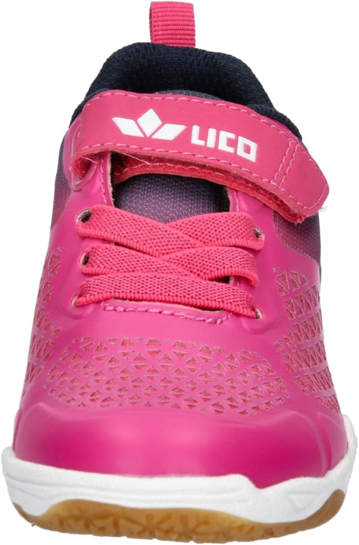 Lico Unisex Kinder Kit Vs Hallenturnschuhe 38 EU Pink Marine Weiss, 38 EU Pink Marine Weiß