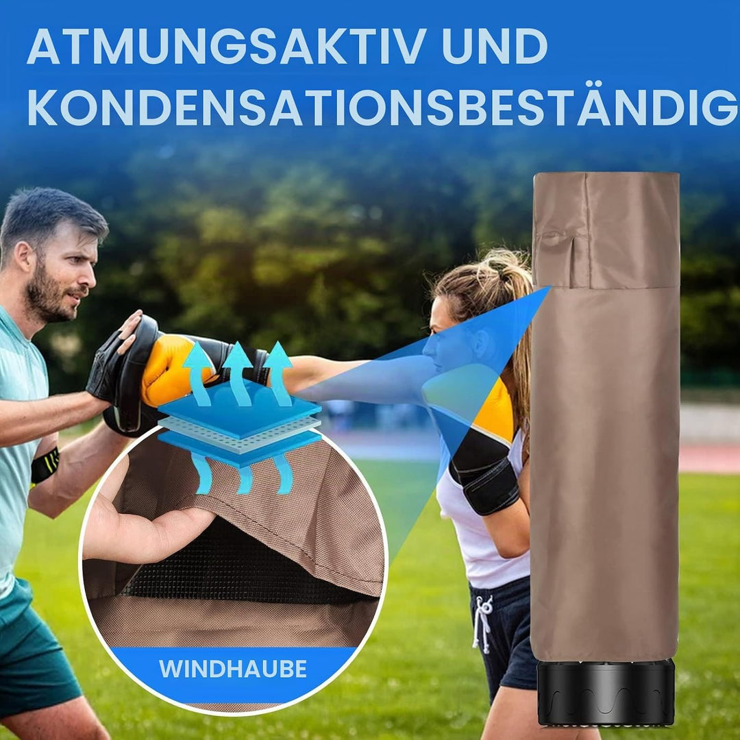 MunteLock wasserdichte Schutzhülle für Boxsack Im Freien, Standboxsack Abdeckung mit Seitlichem Reis