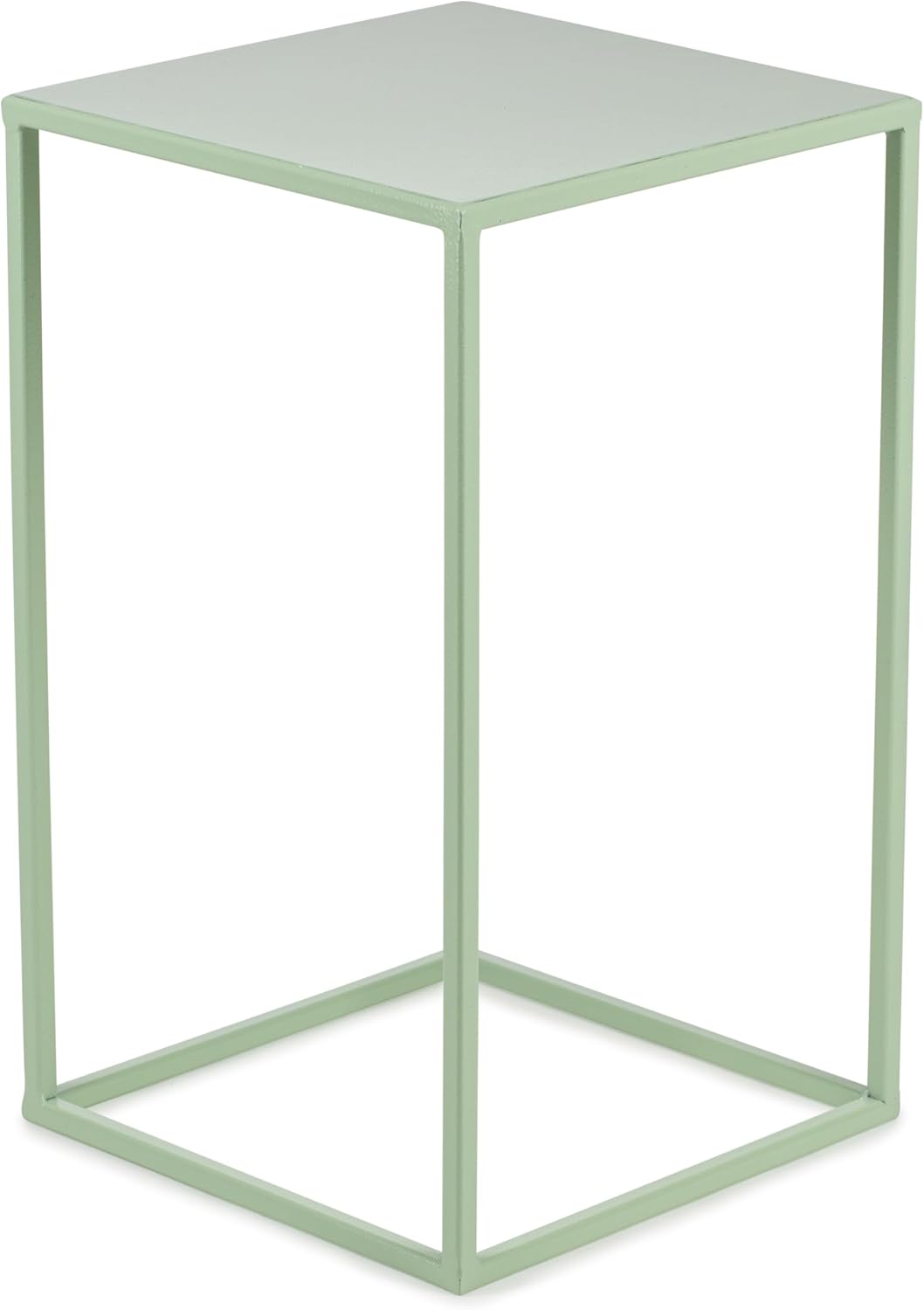 HowHomely Blumenständer Metall Grünblau 40 cm Hoch - Solider und Robuster Blumenhocker Metall - Pfla