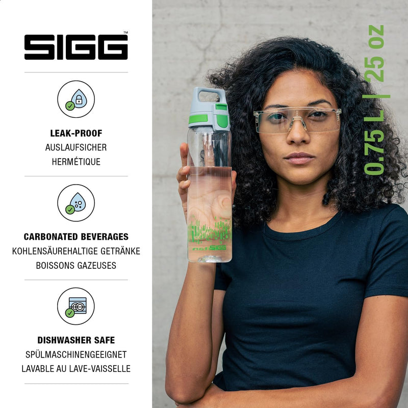 SIGG - Tritan Renew Trinkflasche - Total Clear ONE - Für Kohlensäurehaltige Getränke Geeignet - Spül