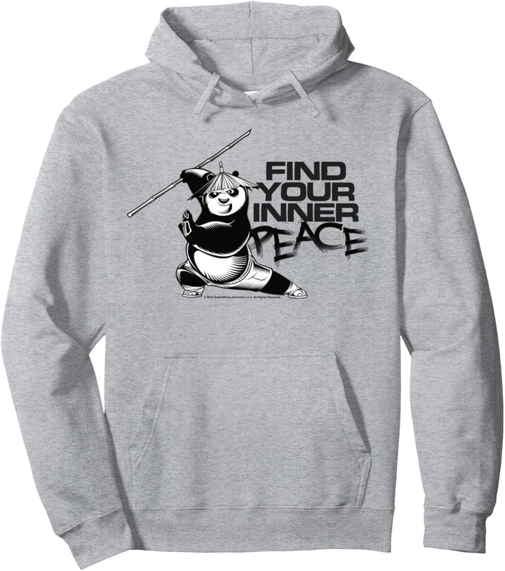 Kung Fu Panda Find Your Inner Peace Portrait Pullover Hoodie