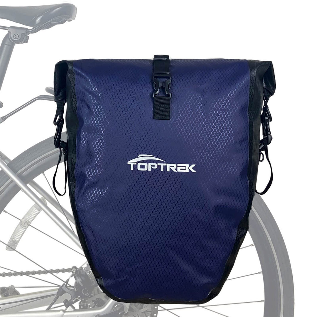 toptrek Fahrradtasche Gepäckträger, Wasserdicht Fahrradtaschen für Gepäckträger mit Schnalle der Neu