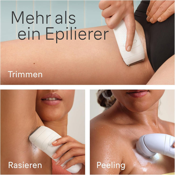 Braun Silk-épil 5, Epilierer Damen / Haarentferner für langanhaltende Haarentfernung, Trimmeraufsatz