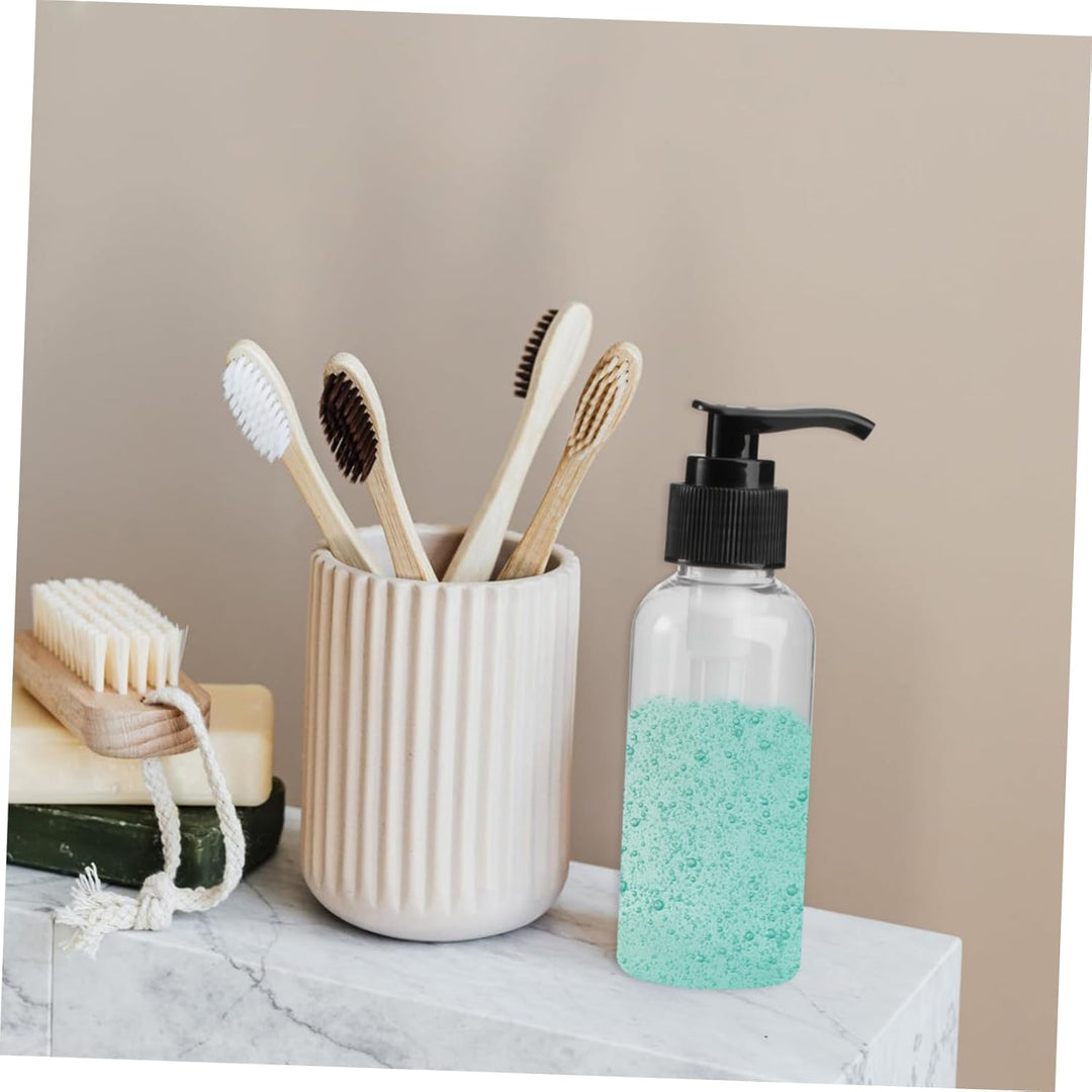 5st Seifenspender Badezimmer Leere Kosmetik Pumpflasche Zum Befüllen Plastiklotionsflasche Leere Pum