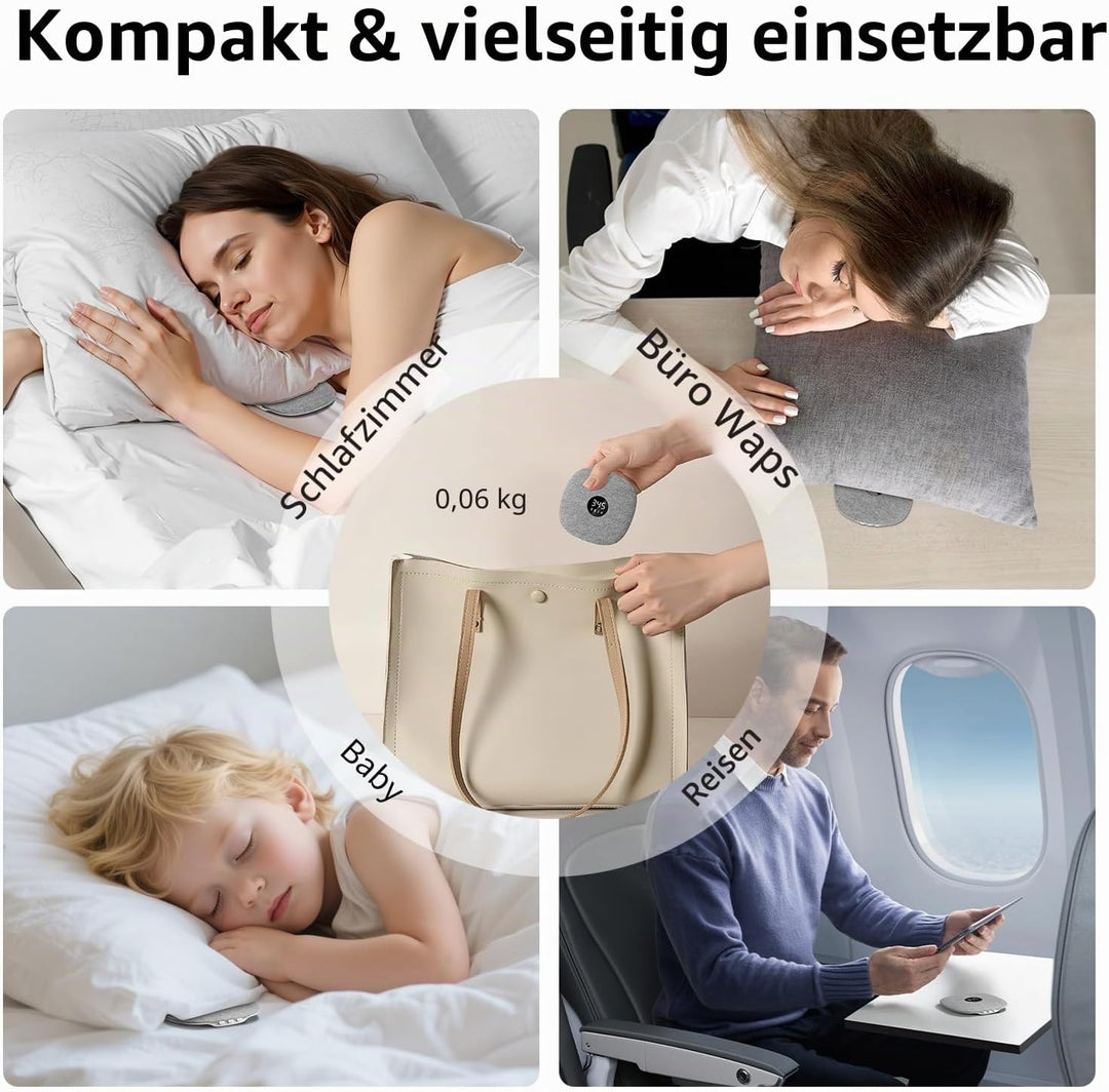 Bone Conduction Under-Pillow Speaker for Sleeping,Ultra-Thin Portable Wireless Bluetooth Pillow Spea