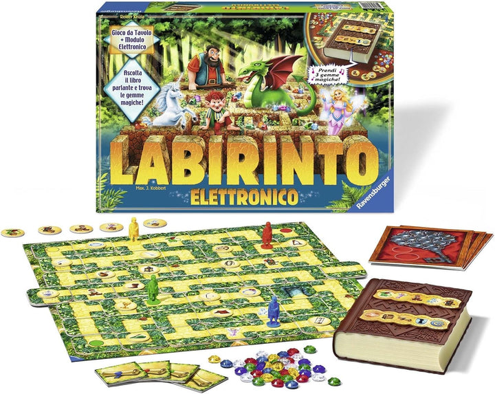 Ravensburger Italy - Elektronisches Labyrinth Brettspiele, Mehrfarbig, 26552