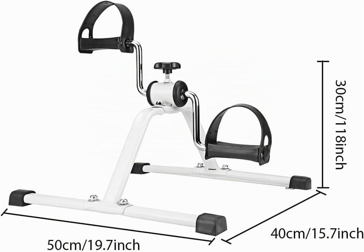 Mini Pedaltrainer 48×41×30 cm – Arm- und Beintrainer für Zuhause Faltbares Heimtrainer Fitnessgerät