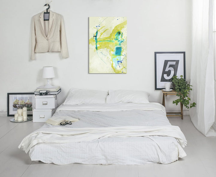 Paul Sinus Art Bogenschiessen 90x60cm SPORTBILDER Splash Art Wandbild Aquarell Art