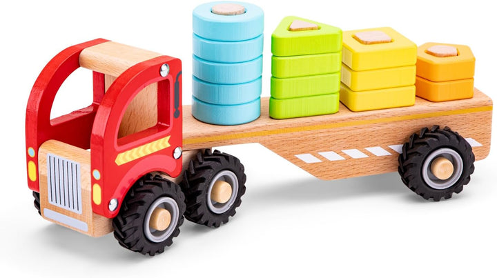 New Classic Toys Truck mit Formen, 11965 Formsortierwagen, Formsortierwagen