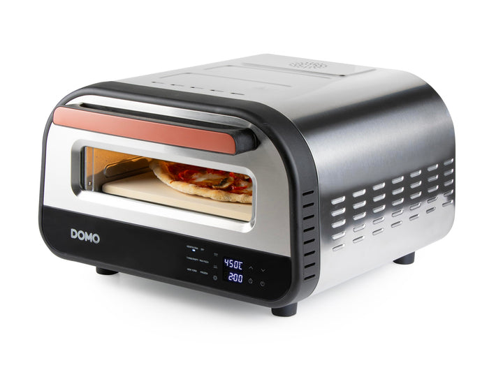 DOMO DO9289PZ Pizza Genius – Elektrischer Pizzaofen – 1700 W – 6 Programme – Ihre Lieblingspizzen in