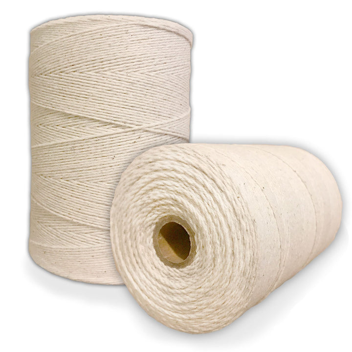 Durable Loom Warp Thread (Natur/Off-White), eine Spule, 8/4 Kettengarn (800 Yard), perfekt zum Weben