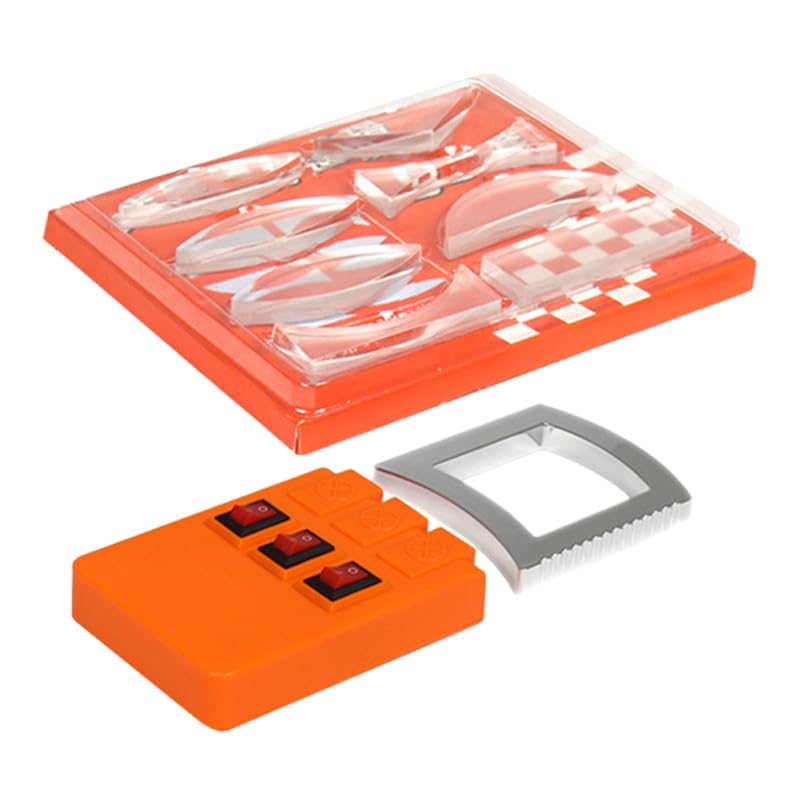 Amosfun Optisches Experiment-Set, Physik, mit Prisma und konvexen Gläsern, für Labor für geometrisch