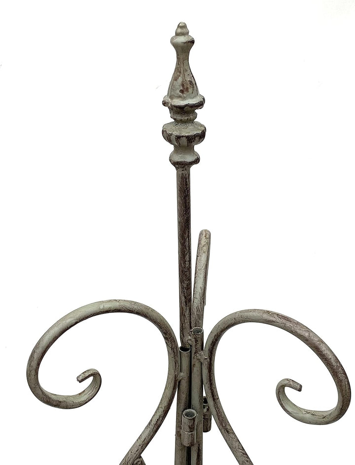 DanDiBo Rankhilfe Metall Rankgitter 125 cm 93998 Kletterhilfe Bodenstecker Blumenhalter Ranksäule