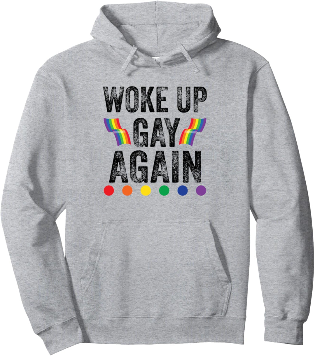 Wieder Schwul Aufgewacht Transgender Bisexueller Pullover Hoodie