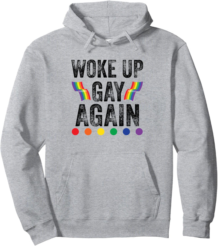 Wieder Schwul Aufgewacht Transgender Bisexueller Pullover Hoodie