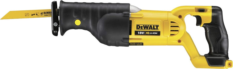 DeWalt Akku-Säbelsäge (18V, elektrische Hubzahl-Regulierung und elektronische Motorbremse, werkzeugl