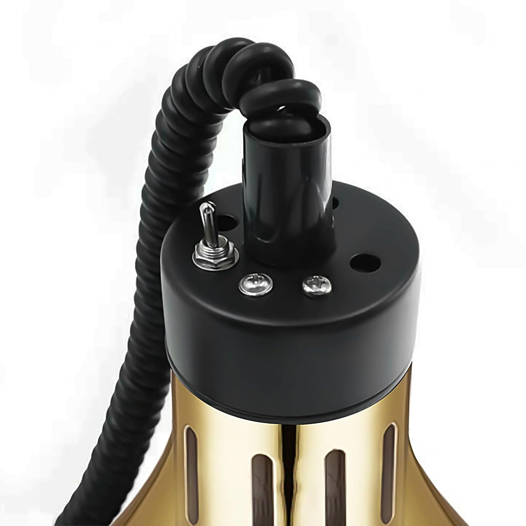 GGM Gastro | WLH290-G | Wärmelampe - Ø 290 mm - Gold