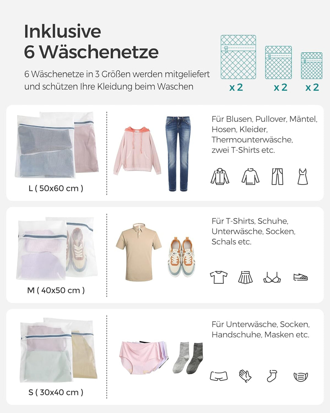 SONGMICS Wäschekorb handgeflochten, Wäschesammler aus synthetischem Rattan, mit Deckel und Griffen,