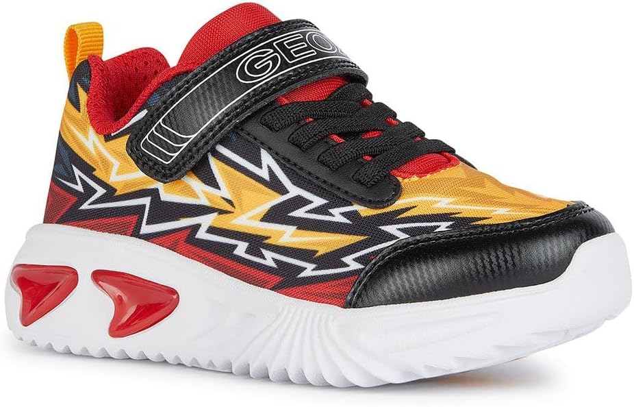 Geox J Assister Boy 24 EU Black Red, 24 EU Black Red