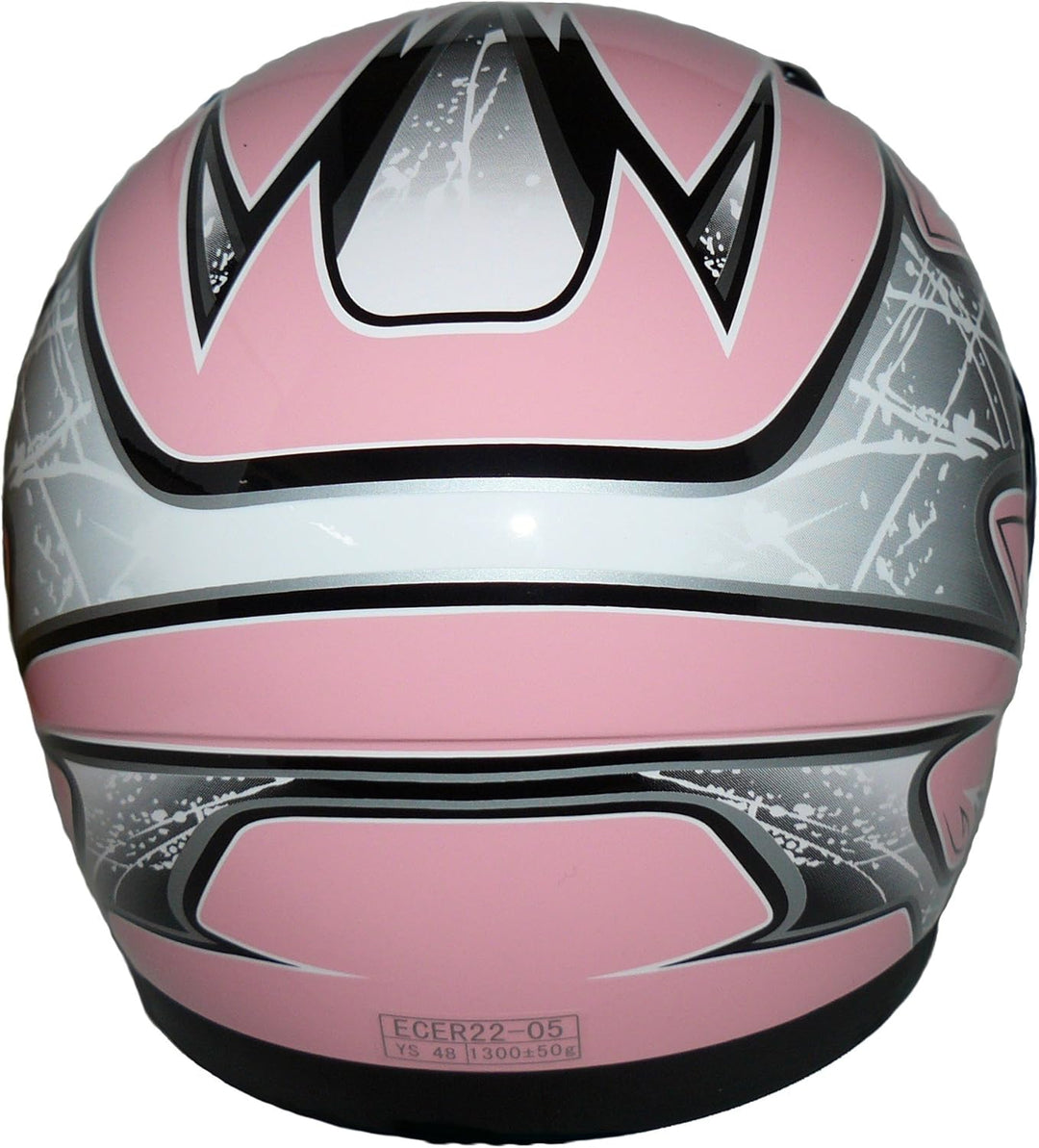 Protectwear Kinder Motorradhelm, Integralhelm, Rosa/Silber Glanz, 54-55 cm S Rosa/Silber, S Rosa/Sil