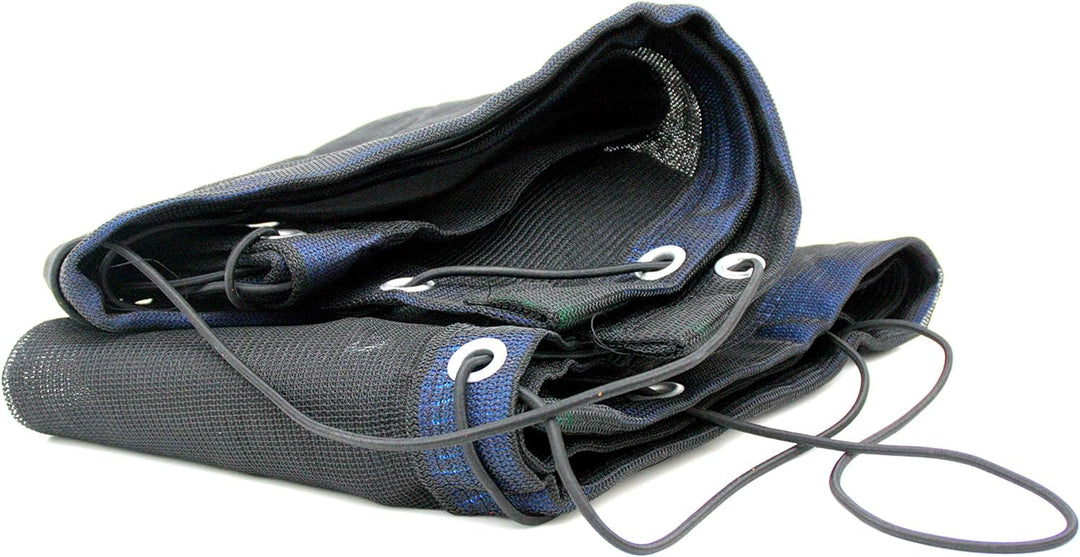 NN Gewebeplane mit Gummizug! Anhängernetz Anhängerplane Containernetz Ladungssicherung (400x230cm),