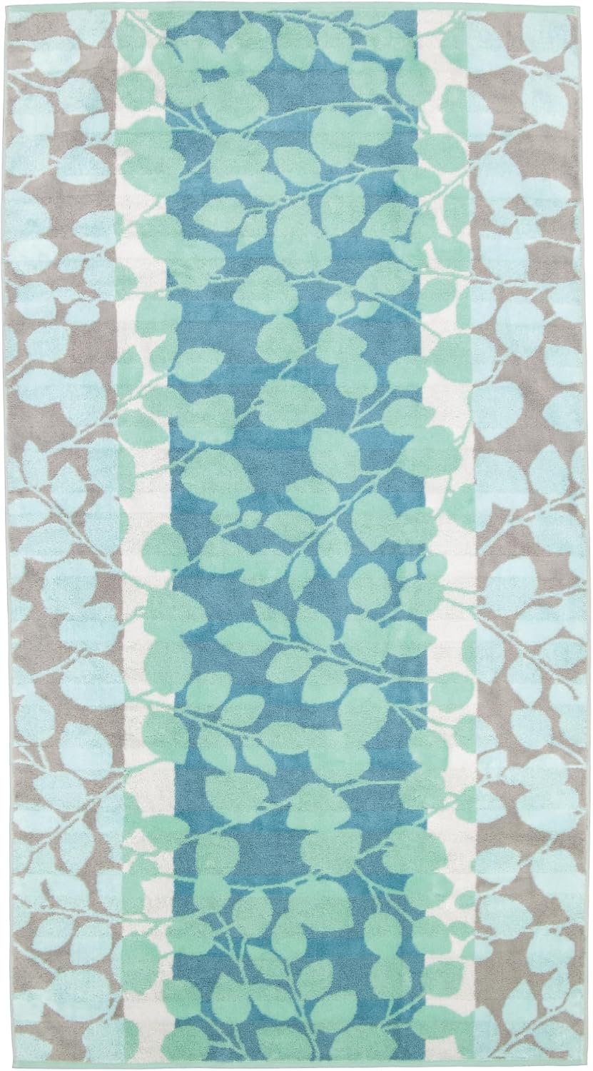 CAWÖ Home Handtücher Noblesse Harmony Floral 1086 Jade - 47 Duschtuch 80x160 cm, Duschtuch 80x160 cm