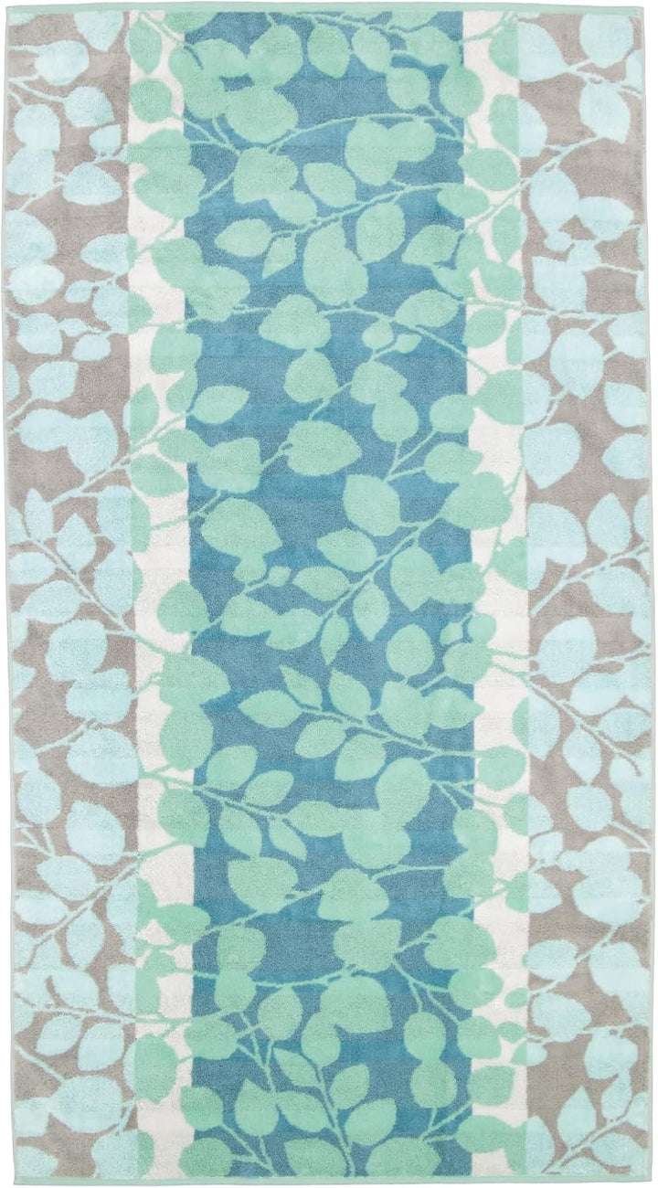 CAWÖ Home Handtücher Noblesse Harmony Floral 1086 Jade - 47 Duschtuch 80x160 cm, Duschtuch 80x160 cm