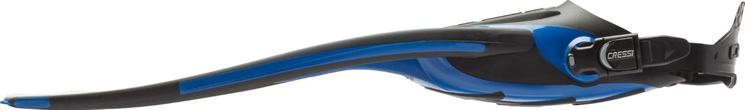 Cressi Frog Plus Tauchflossen Erwachsene S/M - 39/42 Blau/Silber, S/M - 39/42 Blau/Silber