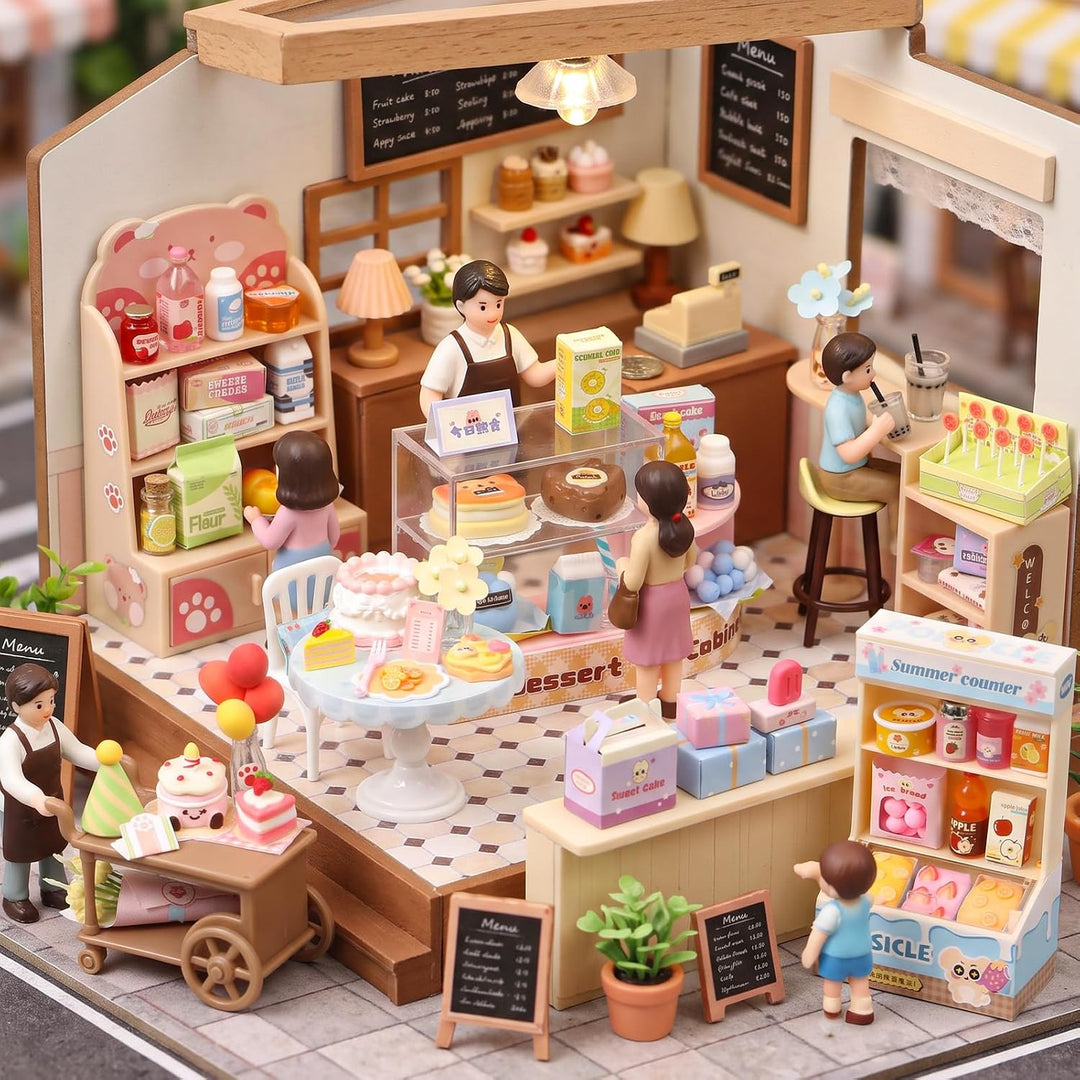 Miniatur Kaufladen Zubehör Mit 100+ Teilen Puppenhaus Zubehör Für Kinder | Mini Lebensmittel Kauflad