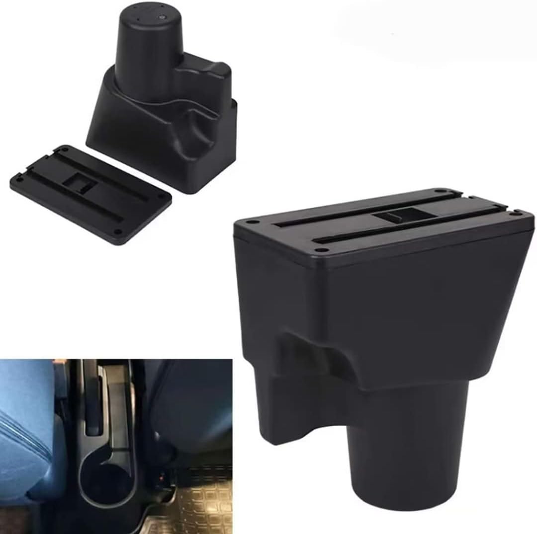 KAERGK Auto Armlehne für Kia Picanto 2006-2019 Doppelschicht Mittelkonsole Grosse Aufbewahrungsbox m