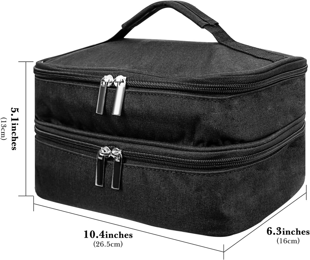 Linkidea Handmixer-Aufbewahrungstasche, 2 Schichten, Immersion Blender, Handheld Organizer, tragbare