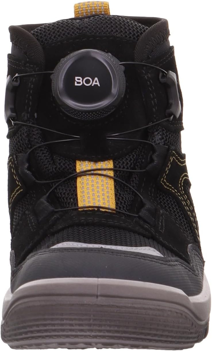 Superfit Jungen Mars Leicht Gefütterte Gore-tex Sneaker 30 EU Schwarz Gelb 0010, 30 EU Schwarz Gelb