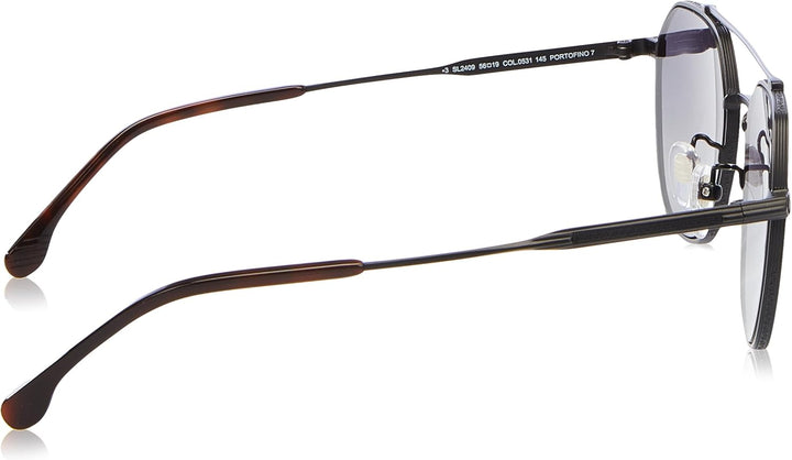 Lozza Unisex Sunglasses, Total Semi Matt Black