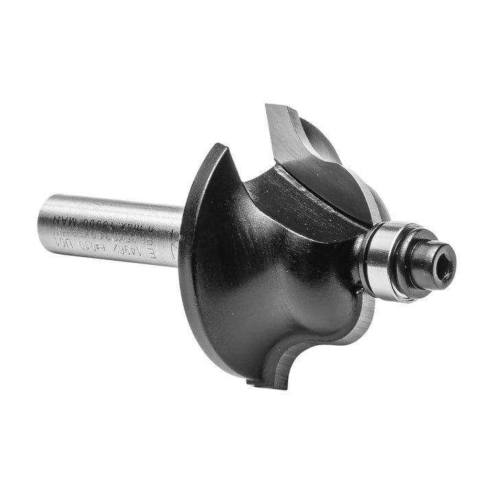 ENT 14962 Römischer Profilfräser HW, Schaft (S) 8 mm, Durchmesser (D) 34,9 mm, NL 16,6 mm, R 6,35 mm
