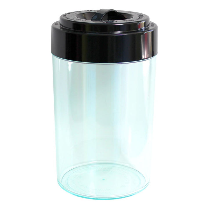 Tightvac EverythingVac Aufbewahrungsbehälter für trockene Waren, 2,3 kg, transparenter Körper/Schwar